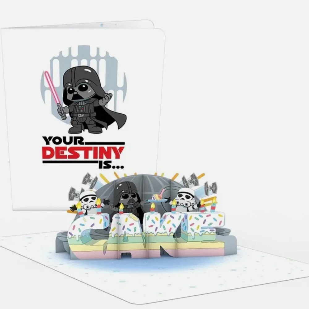 New Playpop Card Star‎ Wars Darth Vader Birthday Destiny Lovepop